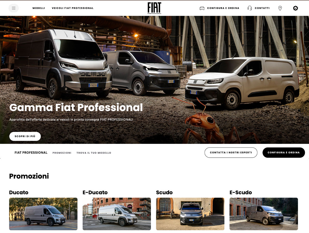 Sito Fiat – sviluppo pagine su Adobe Experience Manager